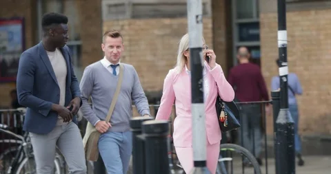 Commute Home Through the City Stock Footage 120543965
