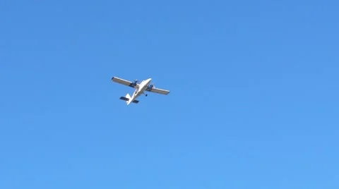 Commuter Plane 3 HD Stock Footage 1041776