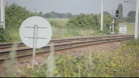 Commuter Train 2 Stock Footage 10830804