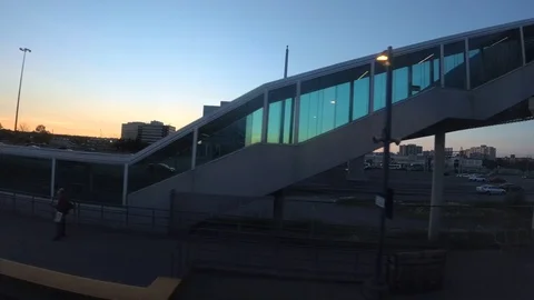 Commuter Train Stock Footage 118981952