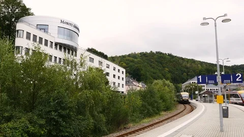 Commuter train Stock Footage 119437890