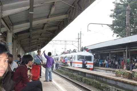 Commuter Train of Jakarta Photos
