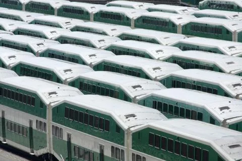 Commuter Trains Foto stock