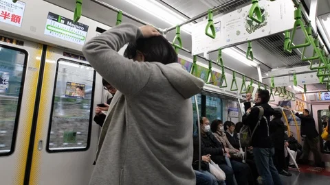 Commuter Yamanote Stock-Footage 105087679