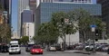 Commuters Commuting Los Angeles City Center Downtown Landmarks Cars Passing Day 4k or 4k+ Resolution