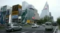 Commuters Commuting Rush Hour Car Passing Traffic Jam Namba District Osaka Japan HD Footage