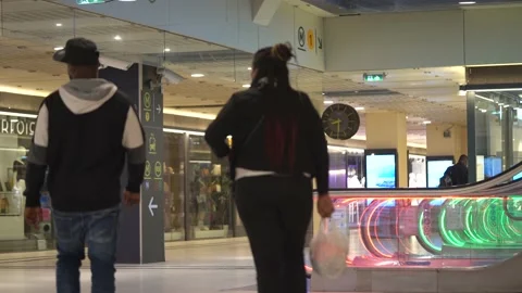 Commuters in the Parisian Subway System at Gare de Lyon, Paris, France Stock Footage 158979745