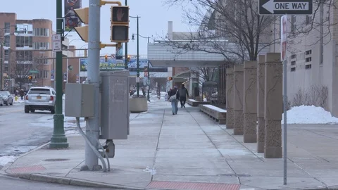 Commuters in Syracuse 스톡 동영상 97587316