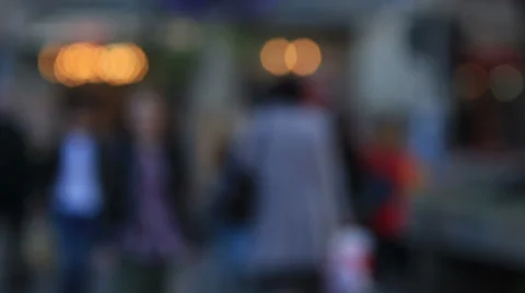 Commuters walking on sidewalk Stock Footage 36901235