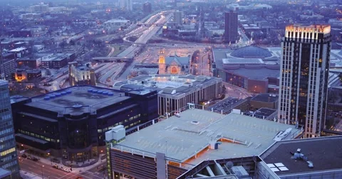 Commuting at Night Stock Footage 60422903