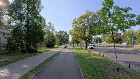 Commuting to work in Warsaw Stock Footage 296754502