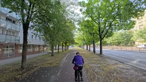 Commuting to work in Warsaw Stock Footage 296755554