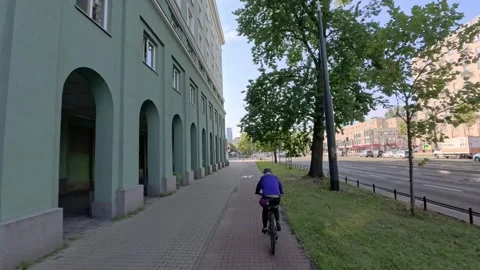 Commuting to work in Warsaw Stock Footage 296755555