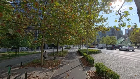 Commuting to work in Warsaw Stock Footage 296805039