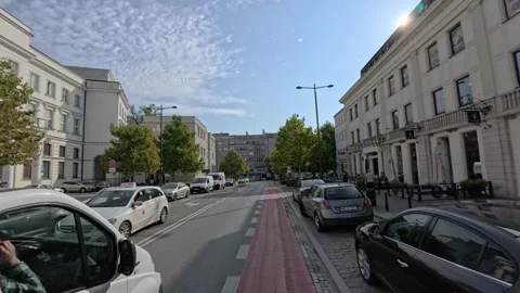 Commuting to work in Warsaw Stock Footage 296805532