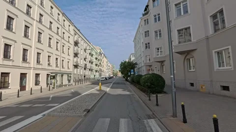 Commuting to work in Warsaw Stock Footage 296806012