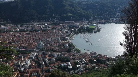 Como from brunate 스톡 동영상 111534795