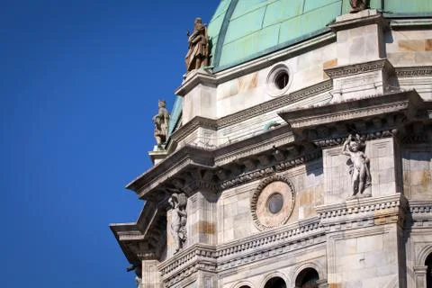 Como Cathedral on Lake Como Stock Photos