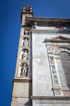 Como Cathedral on Lake Como Stock Photos