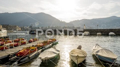 Como lago lake como Stock Photos