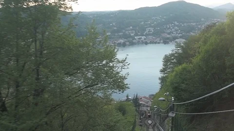 Como lake italy Video stock 112231634