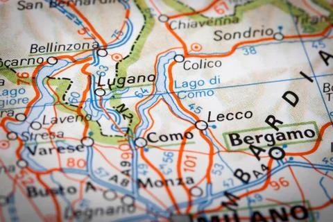 Como lake Stock Photos