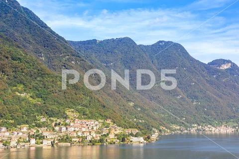 Como Lake Stock Photos