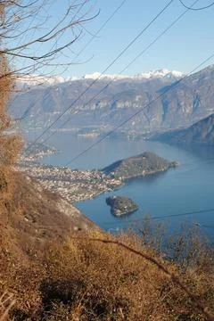 Como lake Stockfoto's