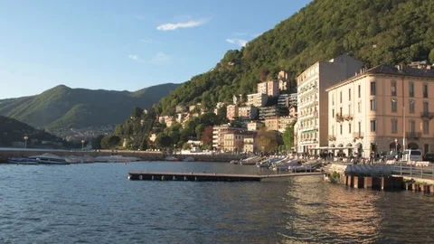 Como lake view Stock Footage 112227690