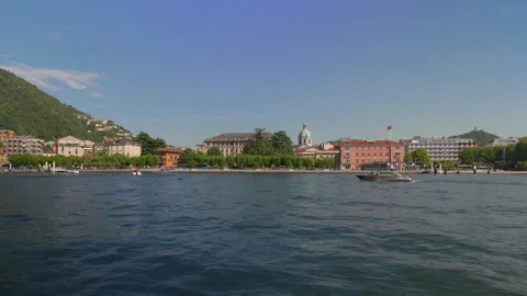 Como Lakeside Lake Timelapse Video stock 338274453
