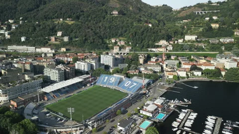 Como Stadium Aerial View Stock Footage 316716421