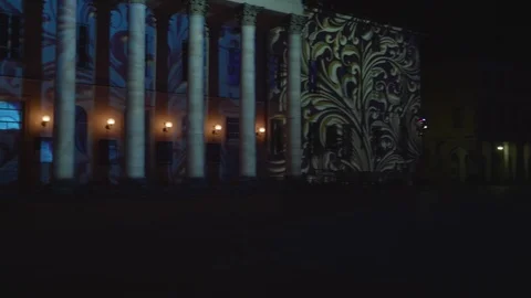 Como Theater Night Light Video stock 102189720