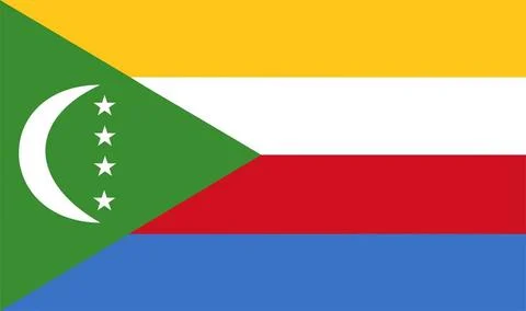 Comoros flag 2D illustration of the flag of Comoros vector Copyright: xZoo... Stock Photos