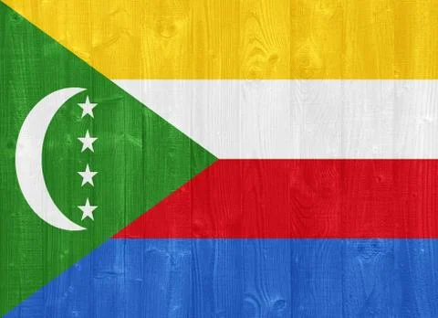 Comoros flag Foto stock