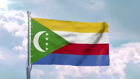 Comoros Flag  Zoom in Stockbeeldmateriaal 292873724