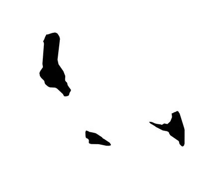 Comoros Map. Comorian Country Map Stock Illustration