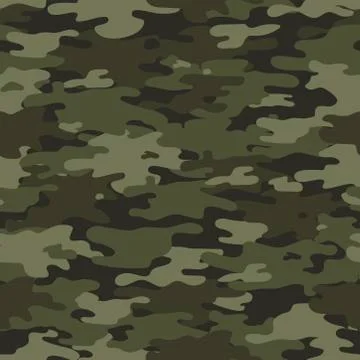 Comouflage seamless pattern Illustrazione stock
