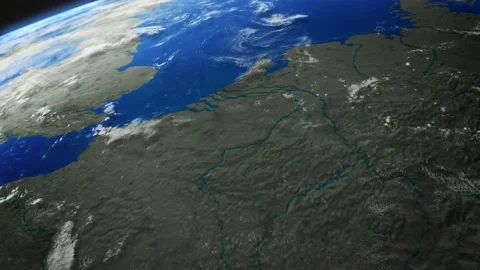 COMP-Earth-Plan-Belgium Stock Footage 147000412