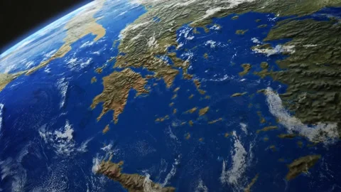 COMP-Earth-Plan-Greece 스톡 동영상 147109306