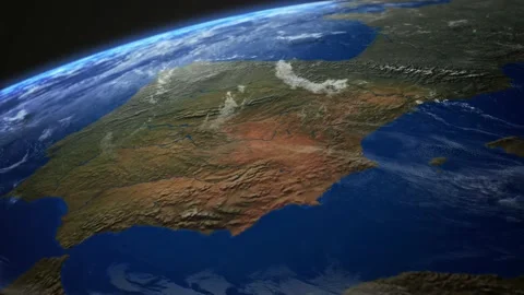 COMP-Earth-Plan-Spain 스톡 동영상 147067169