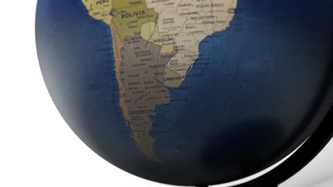 COMP-Globe-Atlas-Argentina map country world Vidéo 250791513