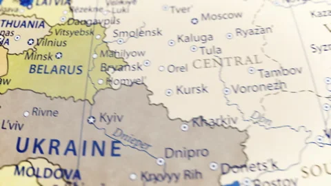 COMP-Globe-Atlas-Belarus map country world Stock Footage 250795250