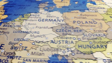 COMP-Globe-Atlas-Belgium map country world Stock Footage 250797094