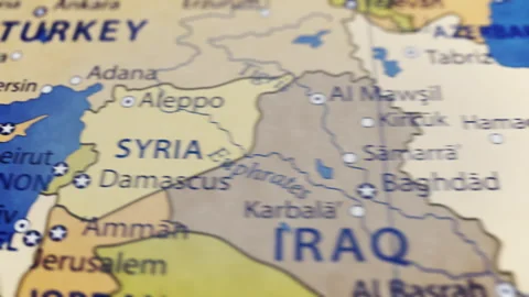 COMP-Globe-Atlas-Cyprus map country world Stock Footage 250805971