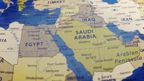 COMP-Globe-Atlas-Egypt map country world Stock Footage 250805964