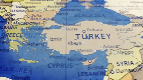 COMP-Globe-Atlas-Greece map country world Stock-Footage 250809961