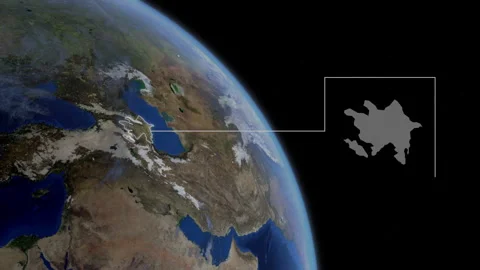 COMP-Outlined-Map-Azerbaijan Stock-Footage 276327339
