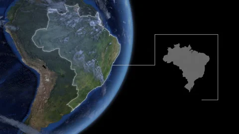 COMP-Outlined-Map-Brazil 動画素材 276328039