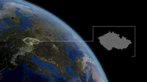 COMP-Outlined-Map-Czech-republic 動画素材 277563482