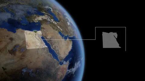 COMP-Outlined-Map-Egypt Vidéo 276330458